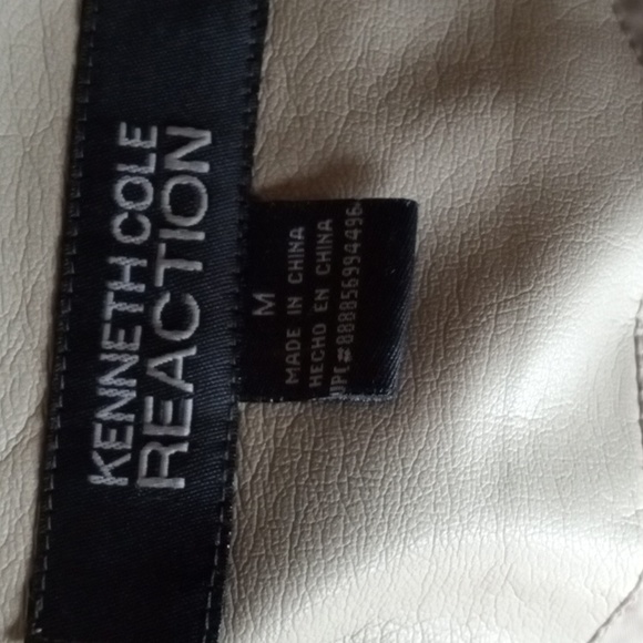 Kenneth Cole Reaction Size Medium Women's Moto Jacket, Oatmeal, NWOT - Picture 8 of 10